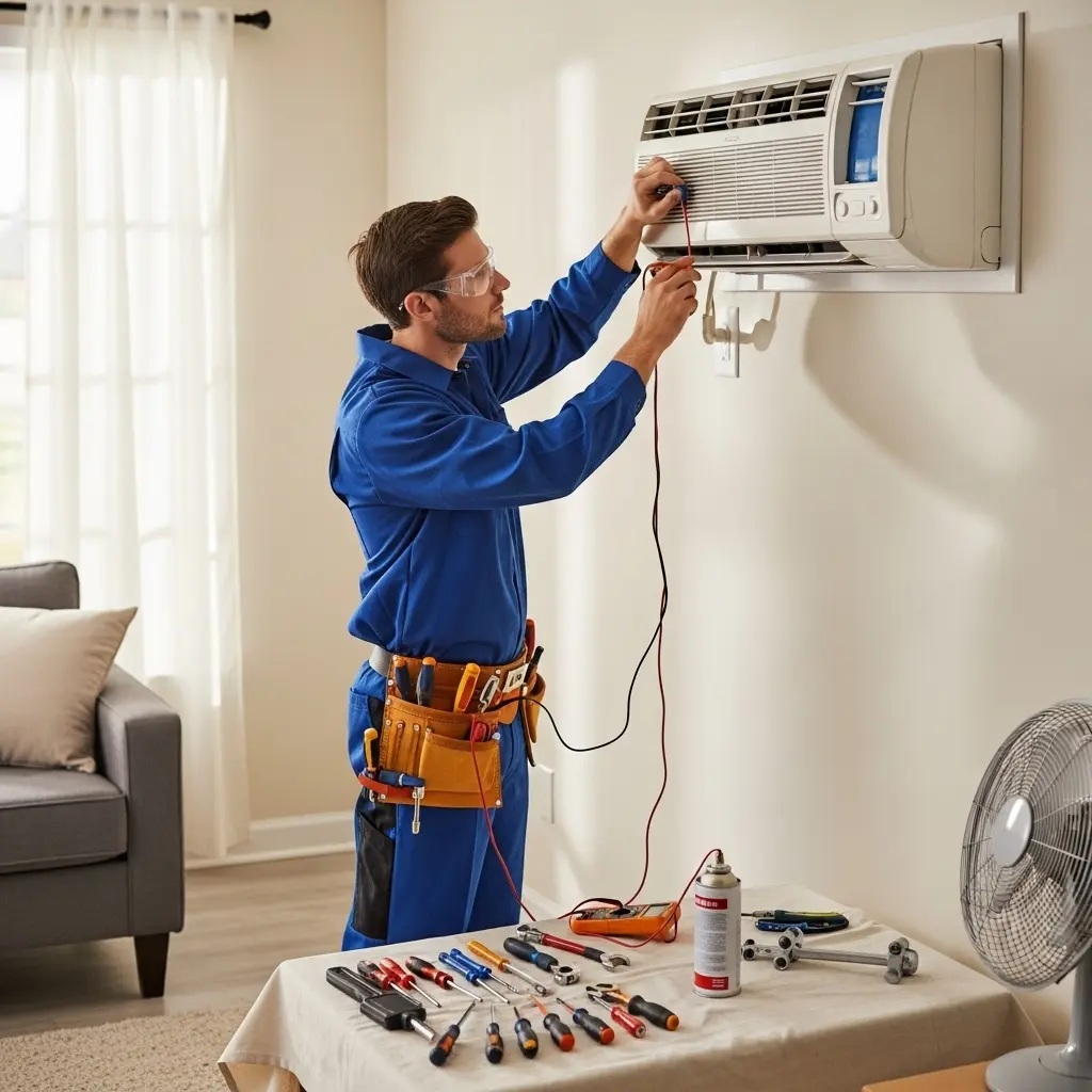 Etimesgut Hotpoint Hotpoint klima gaz dolumu ve bakım – Enerji verimliliği artırıldı. - Teknik servis örneği